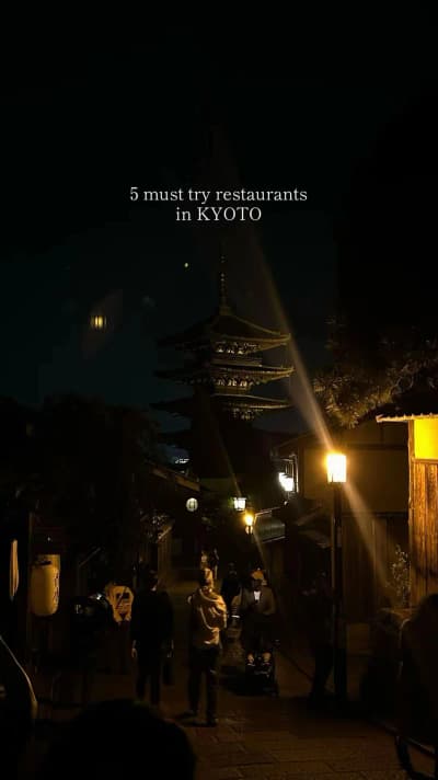 2. Ki lebanese cuisine 3.4. hirobun noodle slide 5.6 sanmikouan Kyoto Main Street soba 7.8. PIOPIKO 
