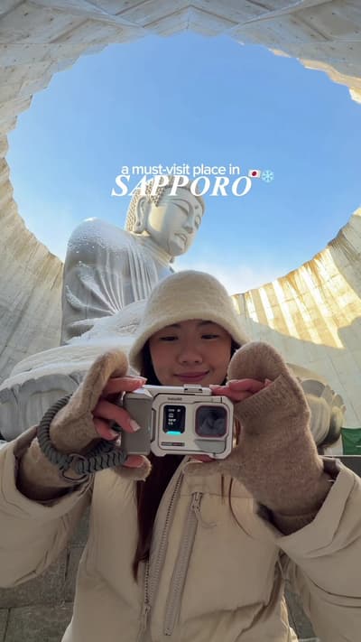 tempat ini cantik bangeeeet🥹❤️ cuma 1 jam dari sapporo station! WAJIB KESINI🇯🇵❄️ #sapporo #hillof