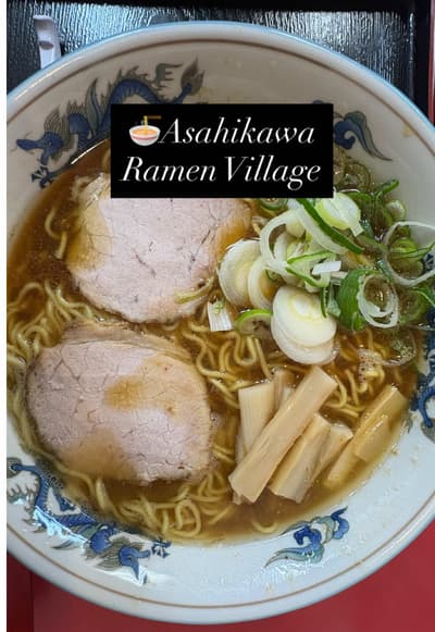 🍜Asahikawa Ramen Village Asahikawa Ramen Village is the perfect place to try authentic Hokkaido ram