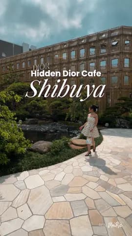 This is probably the most stunning Dior Café I’ve ever been to. 🤍🎋 Hidden inside Dior Omotesando, 