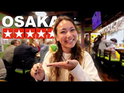 The highest rated food tour in Osaka
