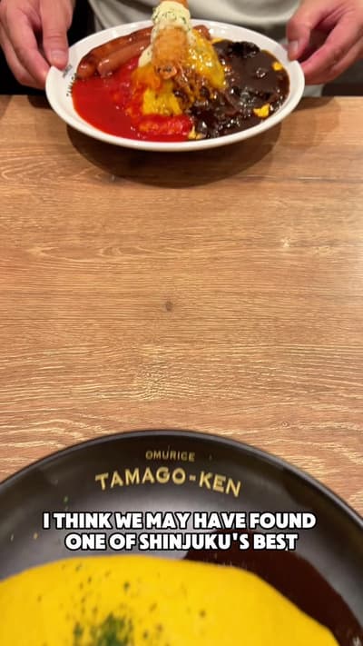 Omurice has been a Japanese comfort food for over a century, combining Western-style omelettes with 
