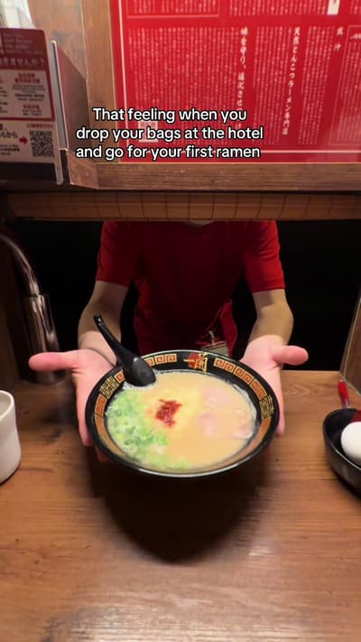 The best ramen I’ve ever eaten. Ichiran 📍 #ramen #tokyo #japan #japanfood