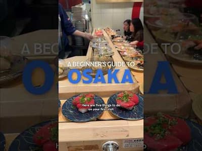 5 Things To Do in Osaka, Japan 🇯🇵 • #Shorts