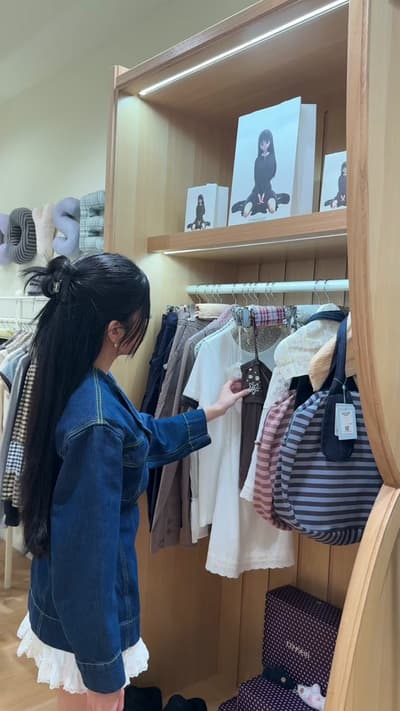 The first 2 are actually Korean brands! You can shop so many of your fave Korean brands in Tokyo now