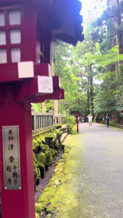 ⛩️✨ 箱根神社へ✨⛩️ 芦ノ湖のほとりに佇む、神秘的な箱根神社⛩️🌿 赤い鳥居と美しい自然が織りなす景色は、まるで別世界…🥹✨ 静かな空気に包まれながら、心までリフレッシュ🌊🍃 箱根に来たら