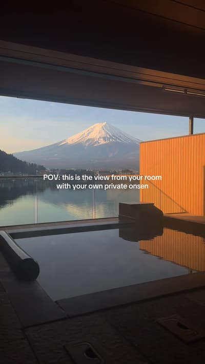 If best ryokan in Kawaguchiko had a picture, this would be it #fuji #kawaguchiko #japan #โรงแรมฟูจิค