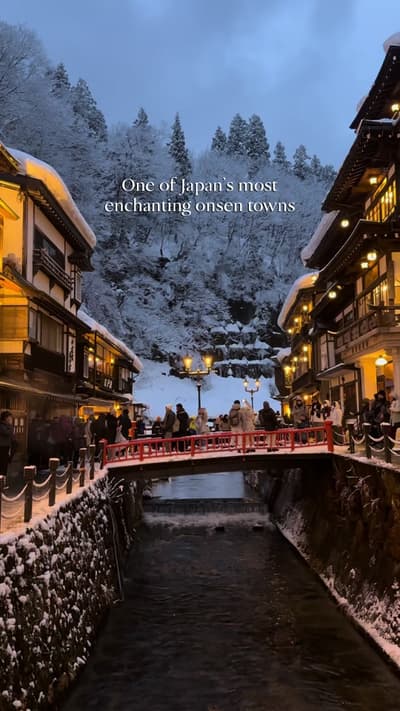 This magical hot spring town in Japan feels like a real-life Spirited Away scene 😍 With its Taishō-