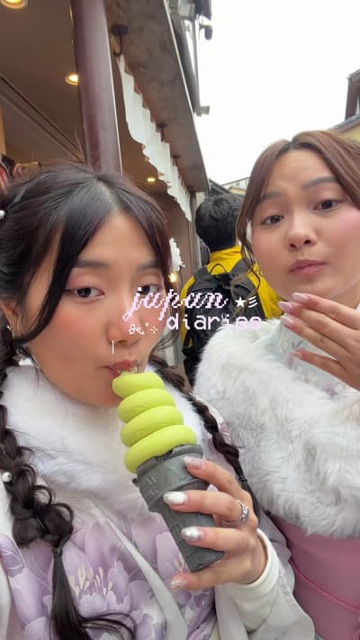 asmr japan diaries: kyoto vlog day 2 👘🌸🍵 #japantiktok #minivlog #kyotojapan #digitaldiary #travel