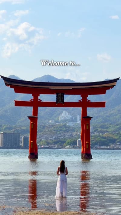One of the best day trips in Japan 🇯🇵 Just outside of Hiroshima City, this island is known for its