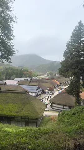 📍Ouchi-juku Fukushima Beautiful Japanese crafts such as pottery, and delicious food can be found at