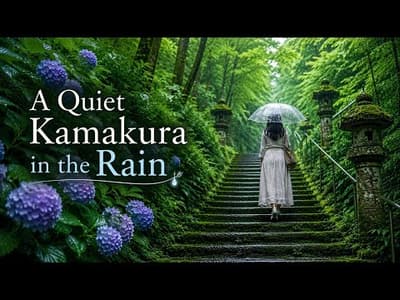 Rainy Kamakura Walk | Hydrangeas, Bamboo Grove & Hidden Temples