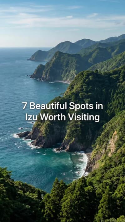 Thinking about exploring beyond Tokyo? The Izu Peninsula is full of incredible nature that many trav