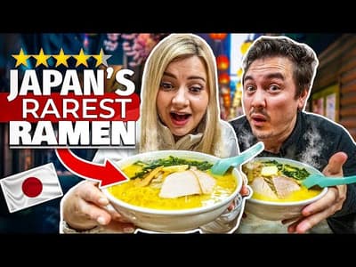 I Tried Japan's RAREST Ramen Flavour🍜