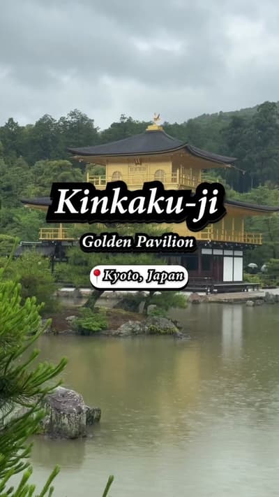 📍 Kinkakuji (金閣寺, Golden Pavilion) - Kyoto, Japan Kinkaku-Ji might be even more beautiful in person