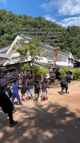 Things Kids Will Love / Can Do at Nikko Edo Wonderland ✨ Step back to the Edo era ✨ Kids become ninj