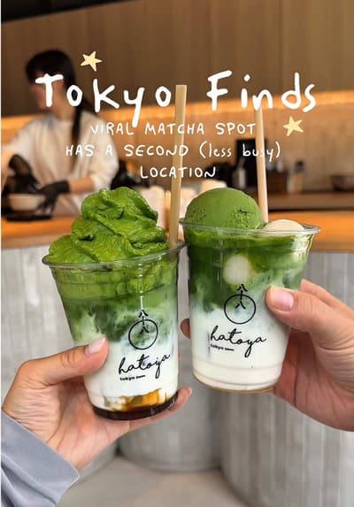 Found out my favourite matcha spot in Tokyo has a second location in Shibuya 🍵✨ Same amazing matcha