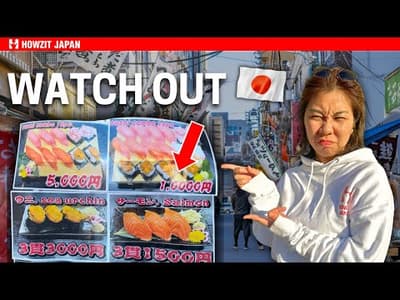 TOURIST TRAPS to Avoid in Tsukiji Market 2025