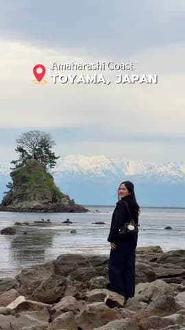 Nama lokasinya: Amaharashi Coast ada di kota Takaoka, Prefektur Toyama, Japan Cara kesini dari Tokyo