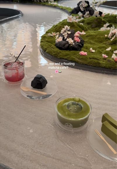 Tokyo has some of the most unique matcha cafes! This place was divine! 📍Ruru Shibuya #tokyotravel #