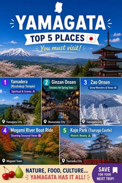 This hidden prefecture in Japan feels unreal 🇯🇵❄️ Hot springs, snow monsters & magical views… Why 