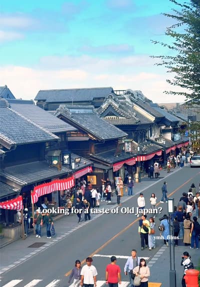 Without leaving Tokyo far behind? 🇯🇵✨ Kawagoe — known as Little Edo — takes you back in time with 
