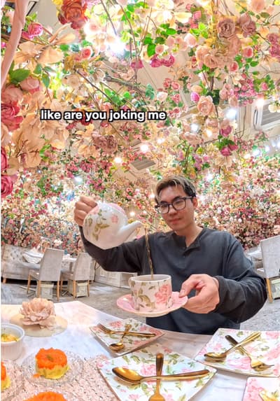 THE CUTEST CAFE IN TOKYO, JAPAN?🇯🇵 ft. afternoon tea at haute couture cafe omotesando🫖🌸 #japan #