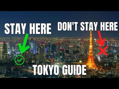 Top 7 Places To Stay In Tokyo | Why You Should And Shouldn't Stay Here