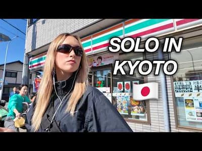 SOLO TRAVELLING KYOTO FOR THE FIRST TIME🇯🇵🍡 (JAPAN VLOG)