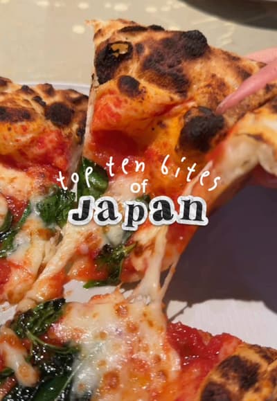 my top ten bites of Japan! 1. Jambo Hanare 2. Sushi Arai 3. Hikiniku to Come 4. 400℃ Pizza 5. Maguro