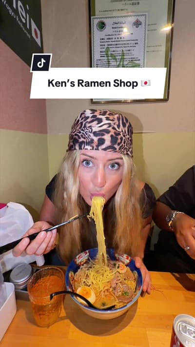 If you eat anywhere in Japan, make it @ken 🍜 Tiny place, huge flavor, and easily one of my favorite