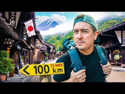 I Hiked 72 Hours to Japan’s Most Isolated Mountain Village 🇯🇵 The Nakasendo