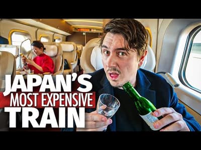 Inside Japan's Most Expensive Bullet Train | $750 Seat