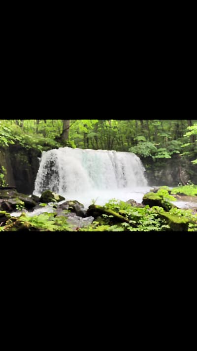 One of the most memorable highlights of Aomori Prefecture - Choshi Otaki waterfall in Oirase Gorge. 