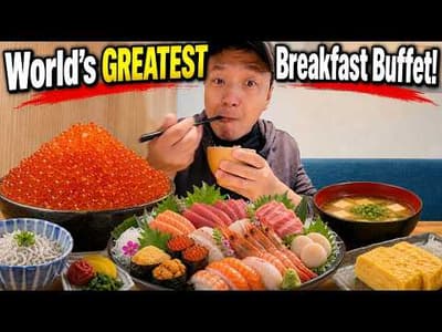 I Found the World's #1 GREATEST Japanese BREAKFAST BUFFET in Hokkaido Japan