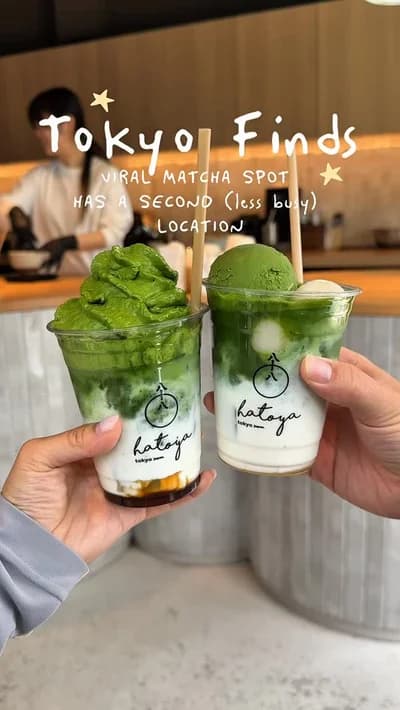 Found out my favourite matcha spot in Tokyo has a second location in Shibuya 🍵✨ Same amazing matcha