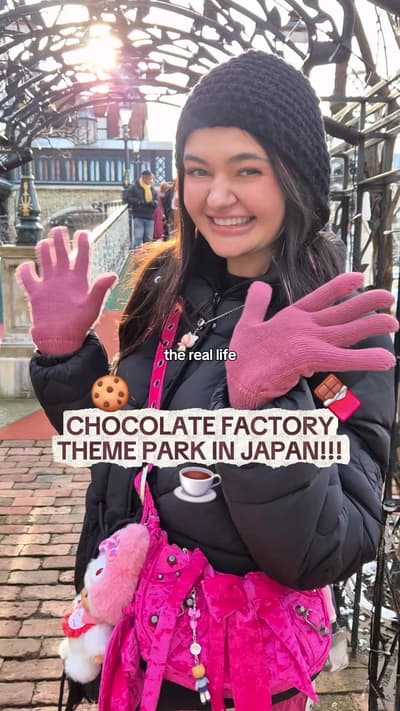 Welcome to Willy Wonka’s real life chocolate factory!!!!!! 🍫☕️☃️🍪✨ #shiroikoibito #willywonkaschoc