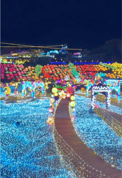 GRANILLUMI at Izu Granpal Park✨ More than 6 million colorful LED lights illuminating a vast area of 