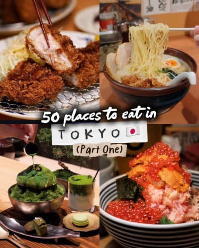 Part 1/2 of everything that we ate in Tokyo, Japan 🇯🇵 Refer to the next post for the second part! 
