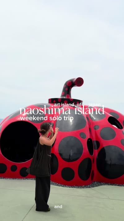 another little part of japan explored 🎨i love this country so much #naoshimaisland #daytrip #japan 
