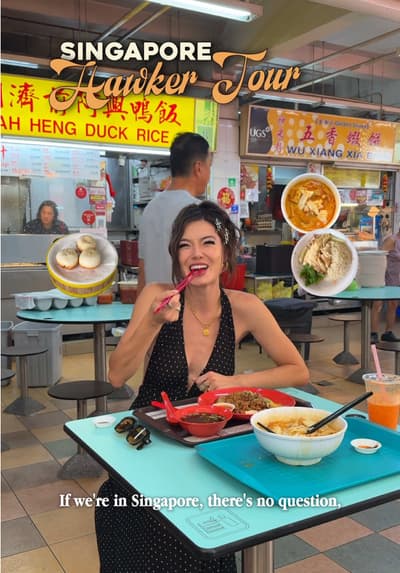 can’t go to Singapore without a hawker crawl — affordable prices, perfected dishes, can’t be missed!