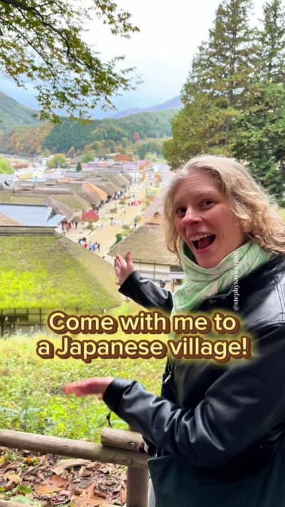 #fukushima 👀Would you go to a traditional Japanese village? 🛖Ouchi-Juku is a historic post town on