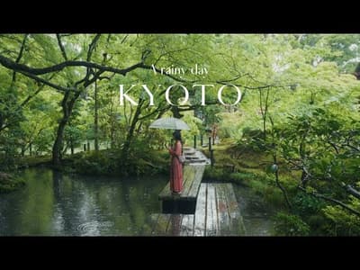 KYOTO in the Rain 🌧️ Visiting Temples, Gardens, and Cozy Cafes | Japan Travel Vlog
