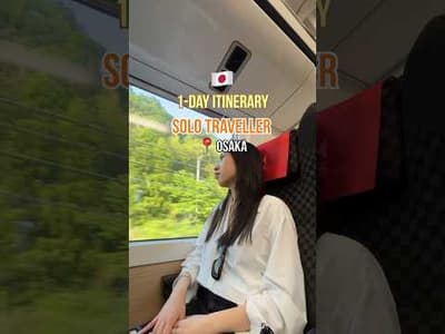 1-day Osaka itinerary as a solo traveller 🇯🇵 Kobe, Osaka castle, Nara, Dotonbori in ONE DAY