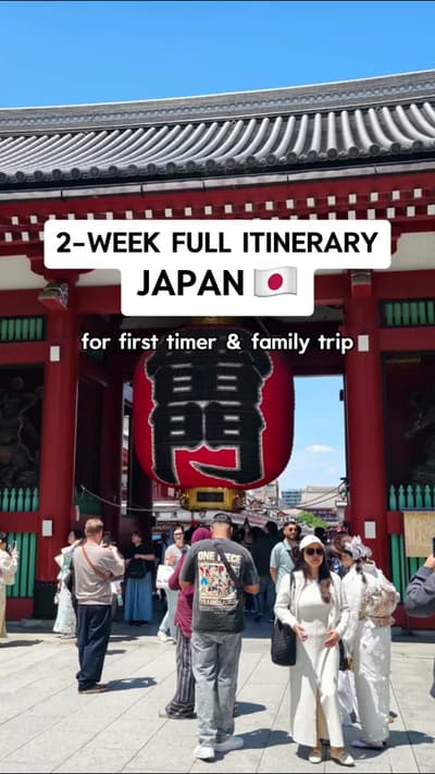 2 Week Japan Itinerary 🇯🇵 A lot of you have been asking for recommendations on things to do in Jap