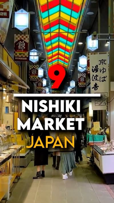 🍣 Nishiki Market | Wonders of Kyoto | The Most Amazing Places in Kyoto, Japan 🇯🇵