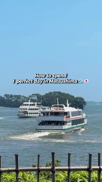 Save this 1-day itinerary for Matsushima Bay, one of Japan’s iconic scenic views located just 40 min