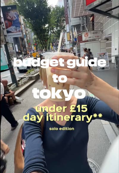 the only under £15 budget guide you need for a cute solo day in tokyo because you don’t need to be r