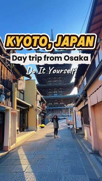 Osaka to Kyoto: The Ultimate Day Trip! Planning Japan for 2026? 🇯🇵 Don’t let Kyoto overwhelm you! 