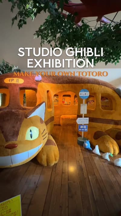 Yes, that’s a life sized Catbus! 🤯 If you’re a Studio Ghibli fan like me, you have to check out thi
